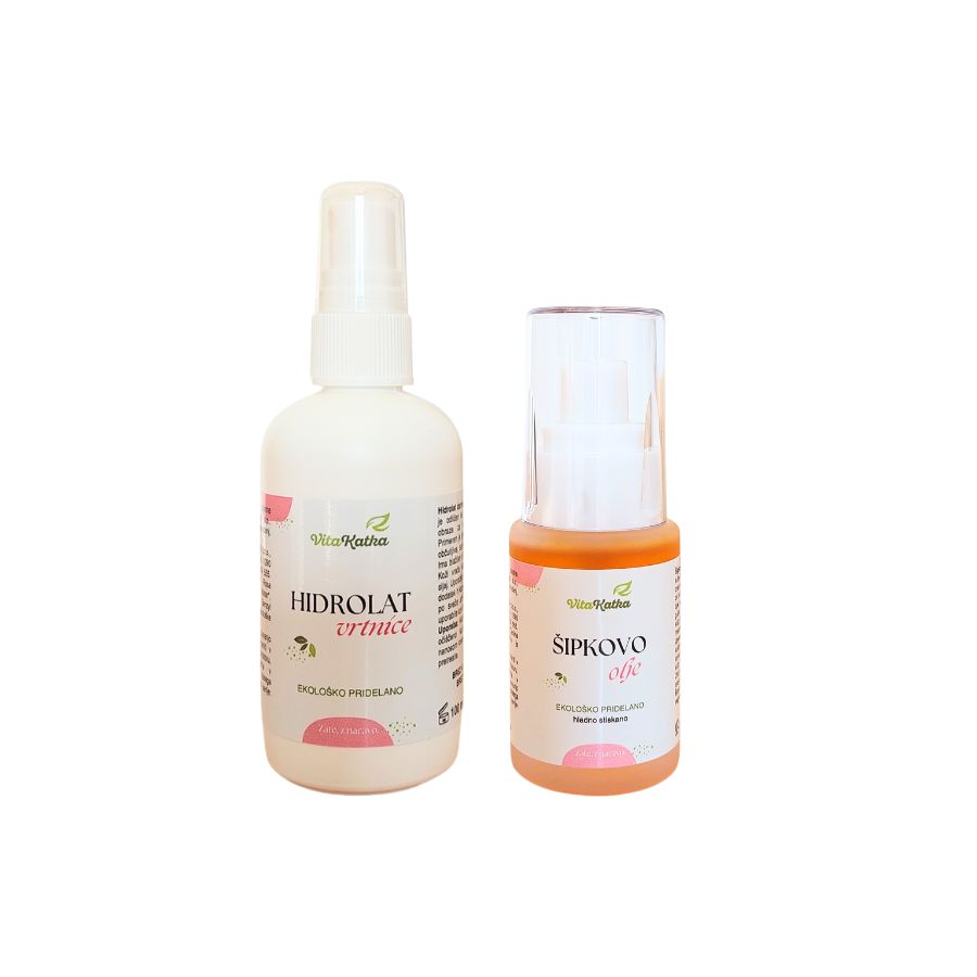 Šipkovo olje in hidrolat vrtnice